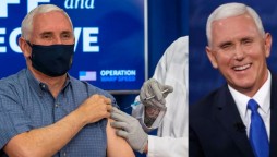 Mike Pence receives vaccination