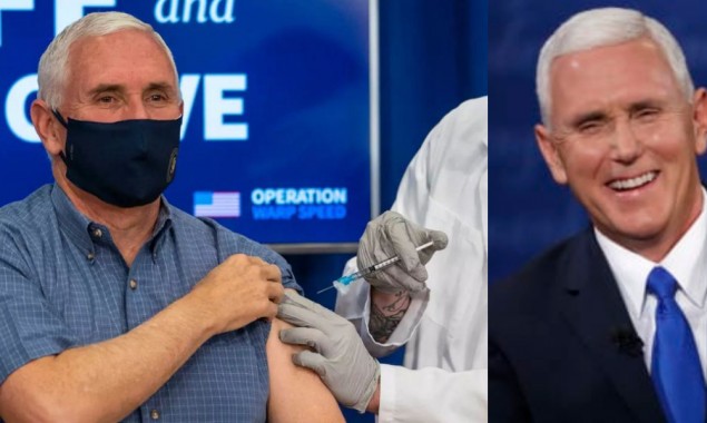 Mike Pence receives vaccination