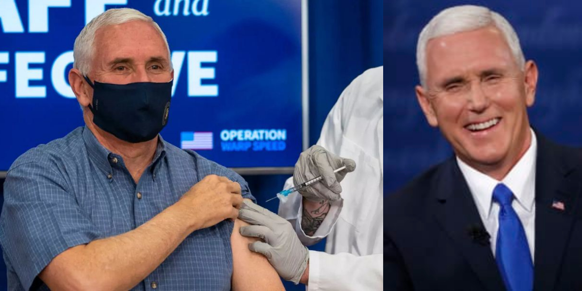 Mike Pence receives vaccination
