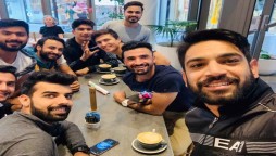 PakVsNZ: Pakistan cricketers enjoy time together after 2 weeks of isolation