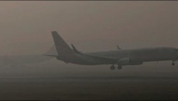 Passengers stranded at Lahore Airport as smog delays flights
