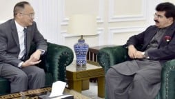 Sadiq Sanjrani meets Chinese Ambassador