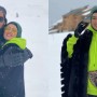 Photos: Sana Khan enjoys snowfall with husband on honeymoon