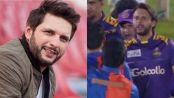 Shahid Afridi Engages In Fiery Exchange With Afghanistan Player