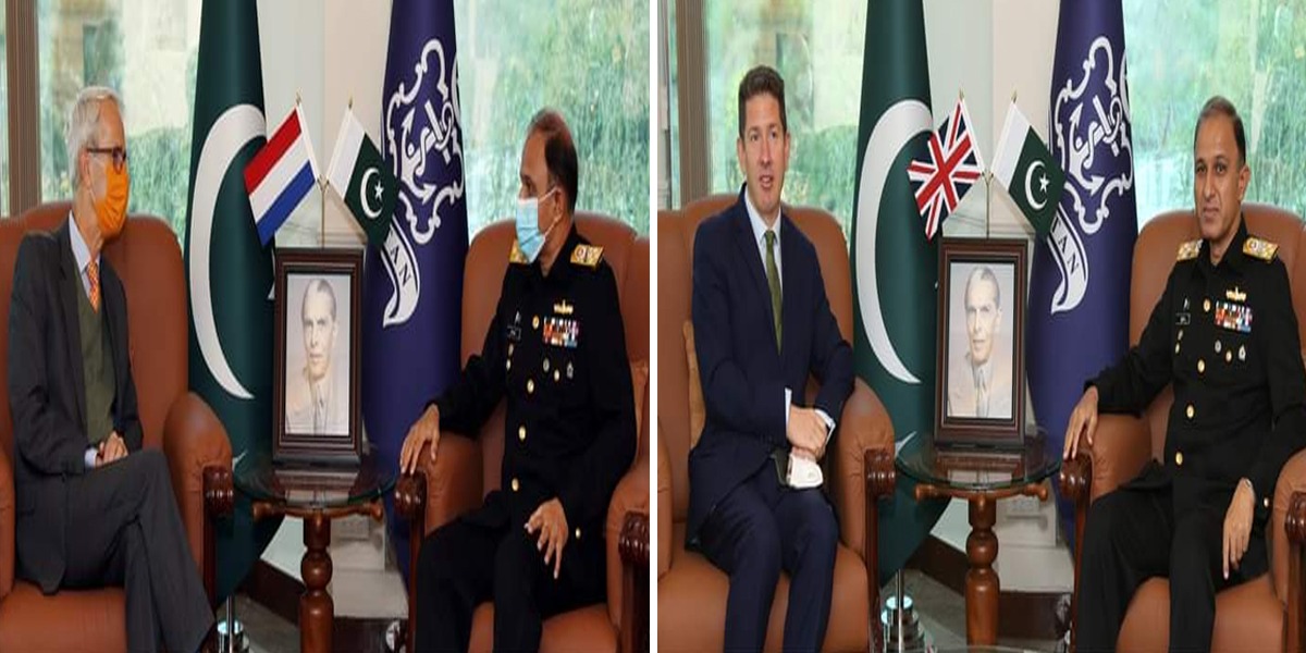Naval Chief meets BHC and Ambassador of Netherlands