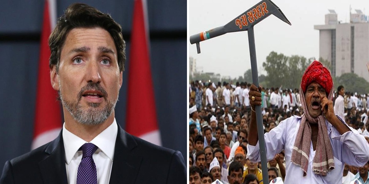 Justin Trudeau Once Again Upholds Indian Farmers' Protest