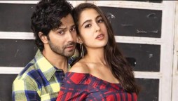 Sara Ali Khan, Varun Dhawan Outfit Change Transition Dance On 'Coolie No 1' Track
