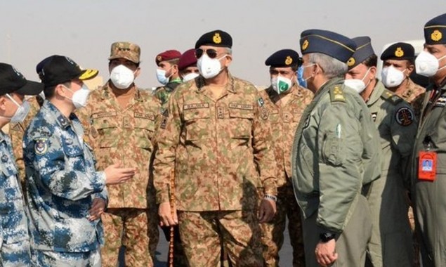 COAS Visits PAF Base To Witness Pak-China Joint Air Exercise
