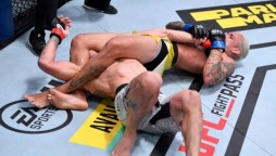 Ferguson got thoroughly conquered throughout the fight and Oliveira almost torn his left arm off during the scrap.