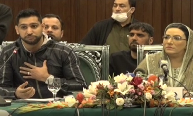 Firdous Ashiq Awan accepts boxing star Amir Khan’s challenge