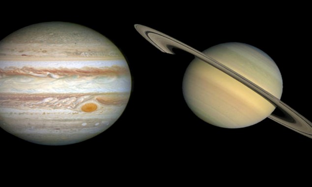 jupiter and Saturn