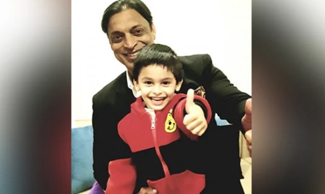 Cricketer Shoaib Akhtar showers love for his son in recent post