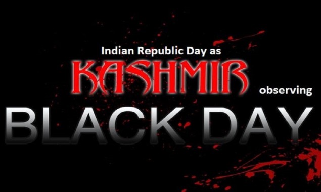 Kashmiris observing Indian Republic Day as Black Day today