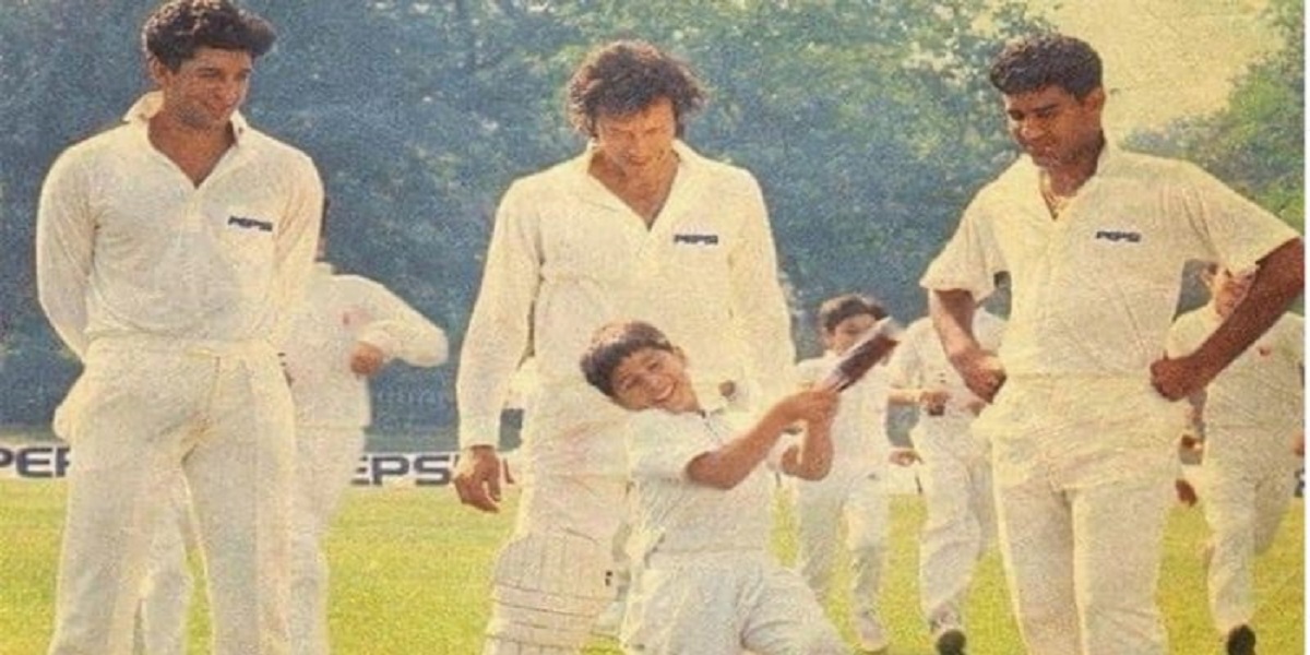 Imran Khan kid throwback picture