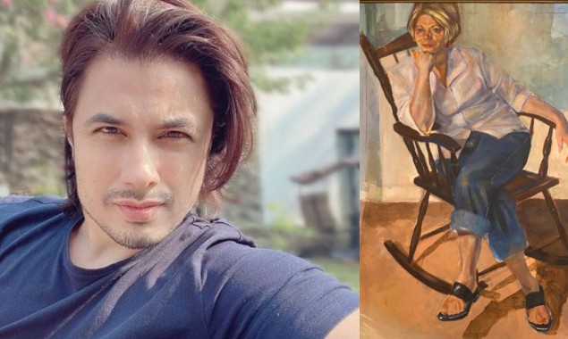 Ali Zafar shares a painting of his mother-in-law & the likeness is quite accurate