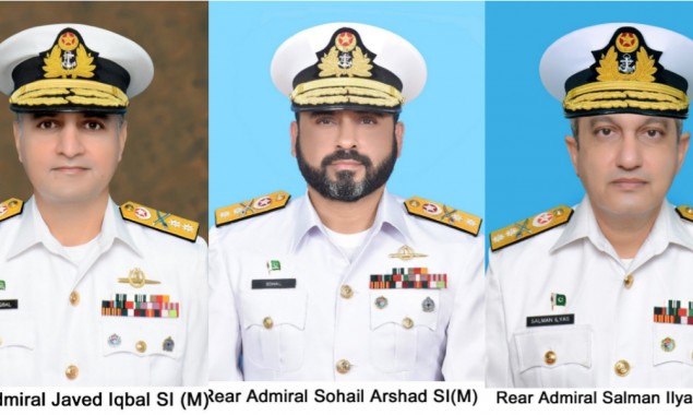 Three Pakistan Navy Commodores promoted as Rear Admiral