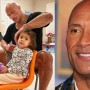Dwayne Johnson surely has girl-dad skills as he untangles toddler’s hair