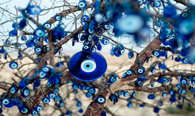 You Cannot Use The Eye-Shaped Blue Glass Ornament Now