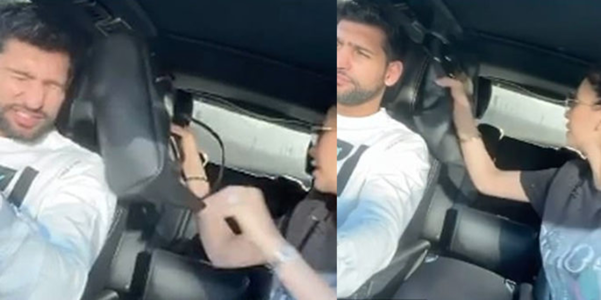 Faryal Makhdoom hits Amir Khan