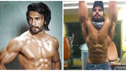 Ranveer Singh flaunts his ripped muscles in a gym selfie