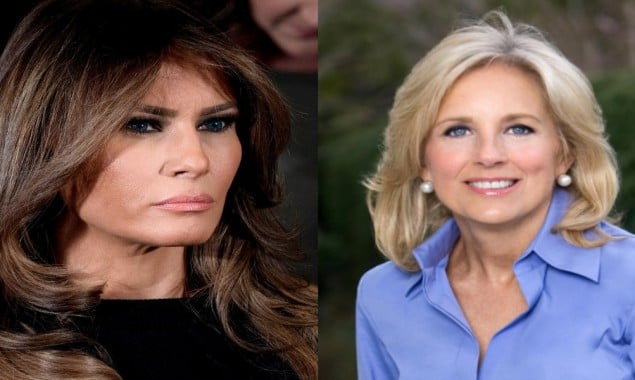 Melania Trump Jill Biden