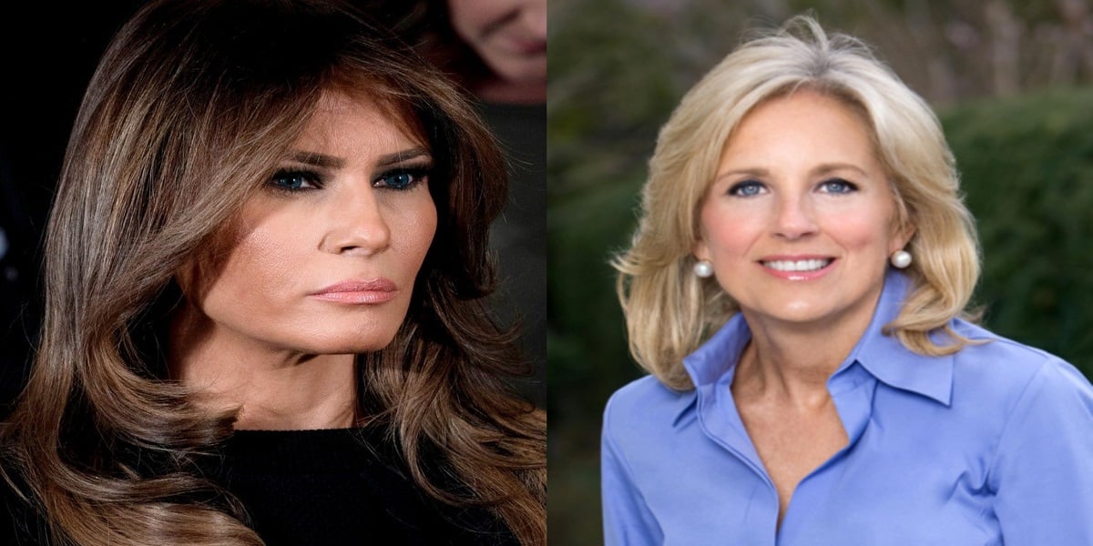 Melania Trump Jill Biden