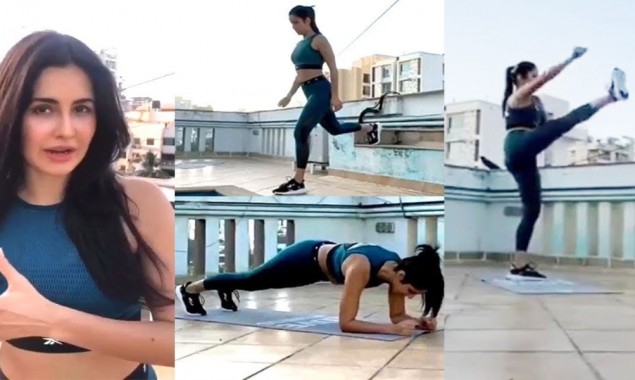 Katrina Kaif pilates