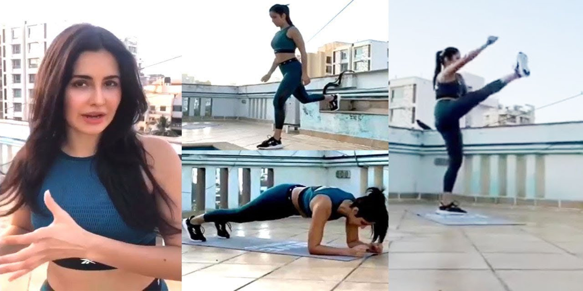 Katrina Kaif pilates