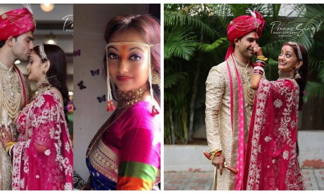 Marathi actress Manasi Naik gets married to boxer Pardeep Kharera