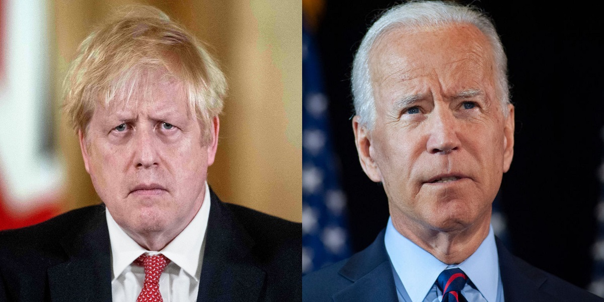 Boris Johnson Joe Biden