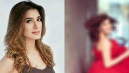 Mehwish Hayat looks like a princess in off-shoulder red gown