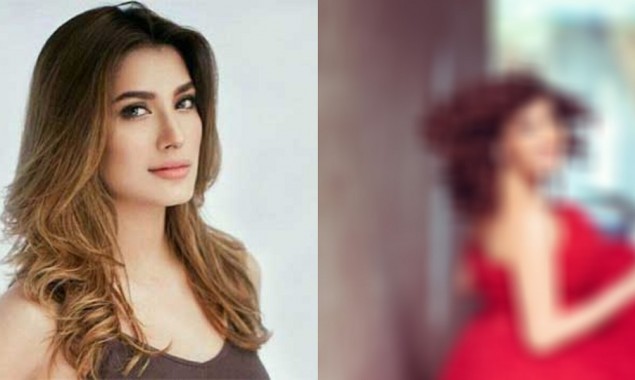 Mehwish Hayat looks like a princess in off-shoulder red gown