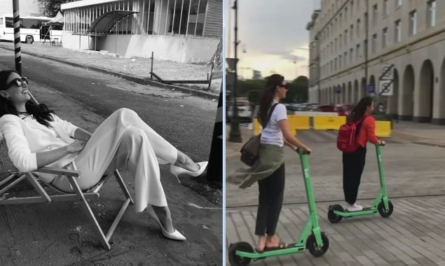 When Esra Bilgic enjoyed riding scooty in 2020