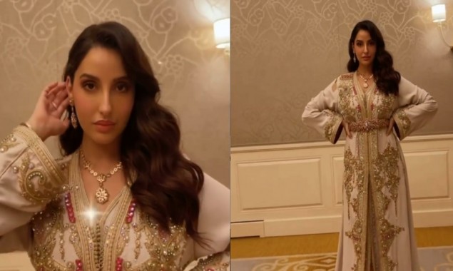 Nora Fatehi steals the show in elegant long dress, watch video