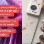 Man tries to clean wife’s makeup brushes but gets it horribly wrong