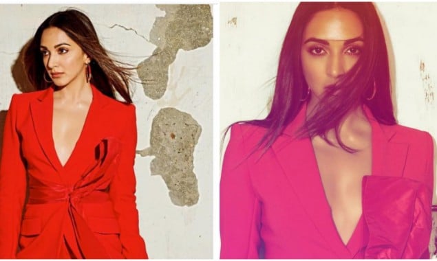 Diva Kiara Advani will take your breath away in this red pantsuit