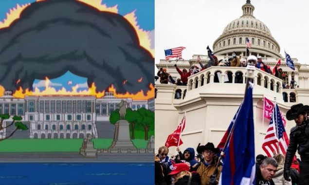 Did The Simpsons predict the Capitol Hill riots in 1996?