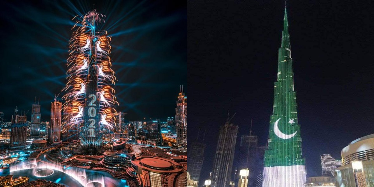 Burj Khalifa Pakistani flag