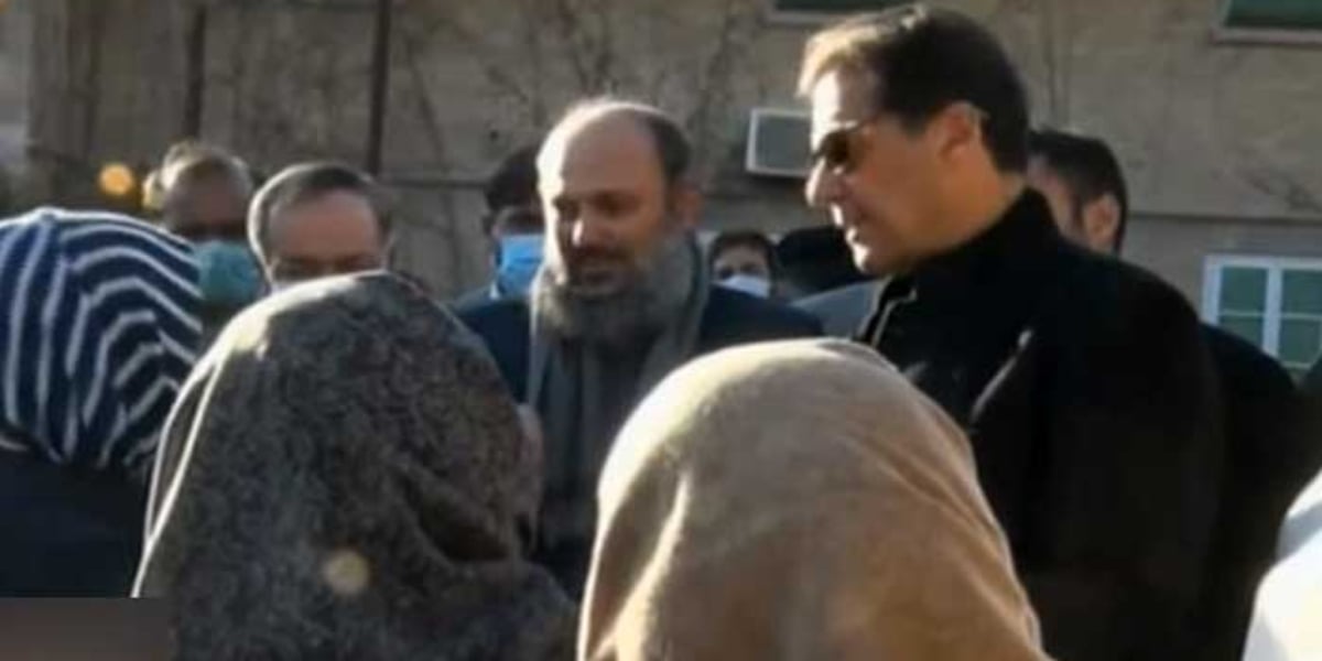 Imran Khan meets victims families