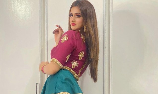 TikTok Star Jannat Mirza Slays In Multi-Color Lehenga