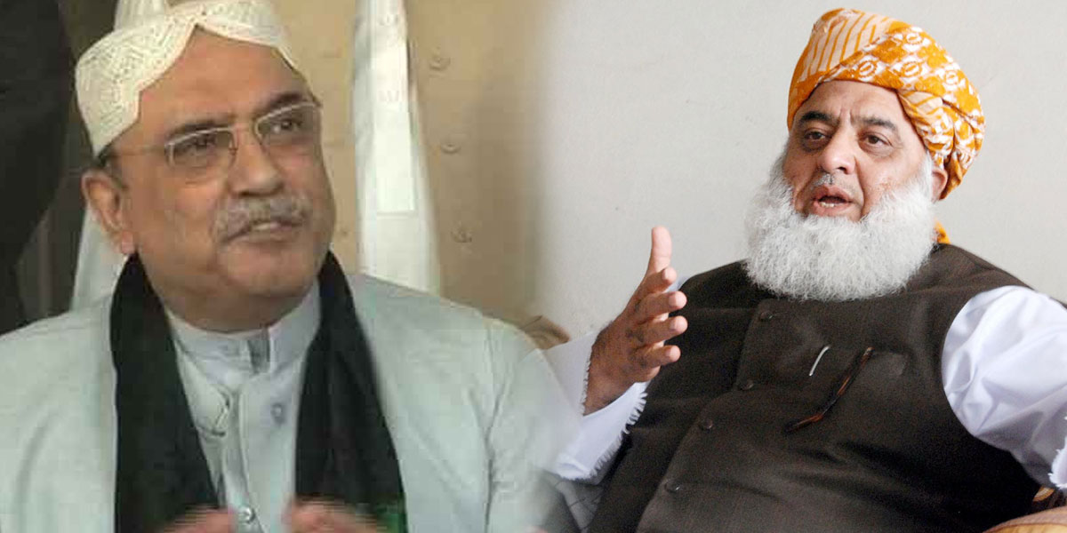 Asif Zardari Fazlur Rehman