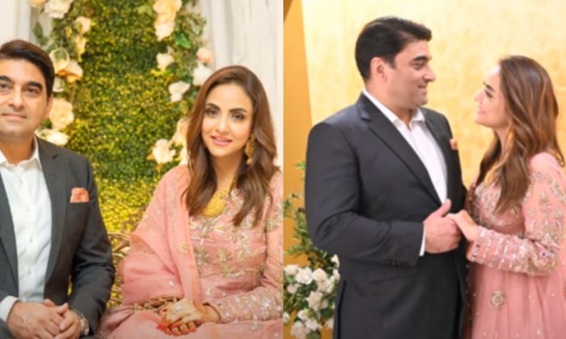 Photos: Nadia Khan looks gorgeous in pink on her wedding reception