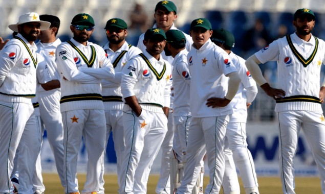 Pakistan team conducts practice session at the National Stadium Karachi