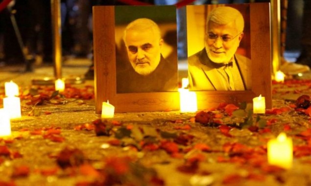 Qassem Soleimani killing: Mourners march, lit candles on one-year anniversary