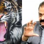 WATCH: Rana Sanaullah makes a ‘roaring entry’ at NAB court wearing ‘Tiger Mask’