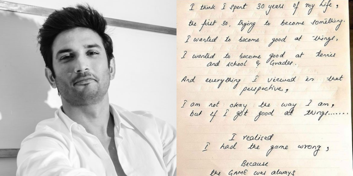 Sushant Singh Rajput note