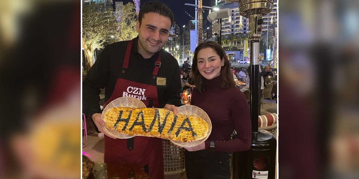 Hania Aamir meets Turkish chef Burak Özdemir