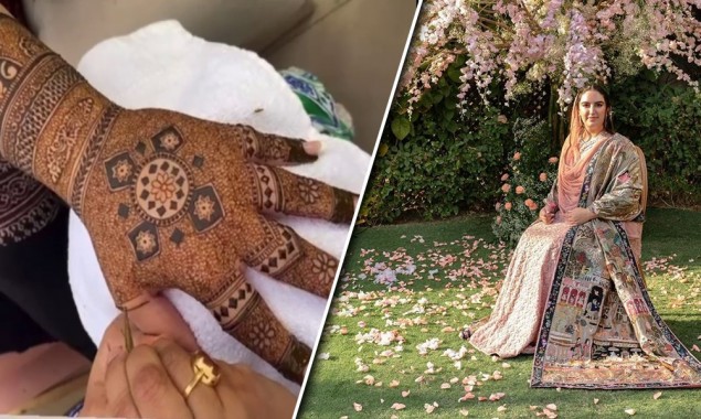 Take a look at Bakhtawar Bhutto’s intricate mehndi design