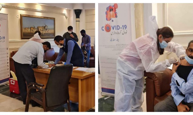 UAE Embassy In Islamabad Vaccinates Staff Against COVID-19