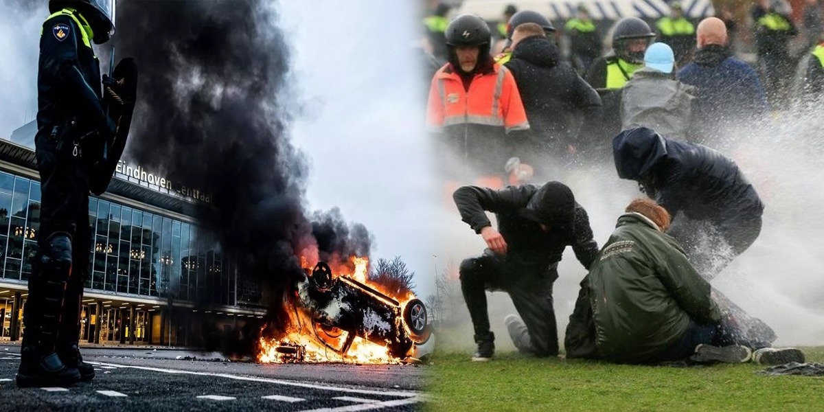 Netherlands: Protest Against COVID Curfew Turns Violent After Looting And Vandalism